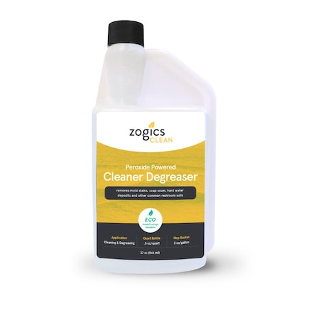 ZOGICS Peroxide Powered Cleaner Degreaser, 32 oz CLNCLD32CN